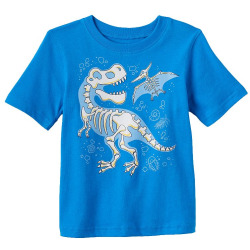 Jumping Beans Toddler Boy "I Dig Dinos" Graphic Tee, Size: 2T, Dark Blue