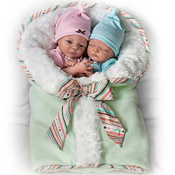 Baby Doll Set: Madison And Mason Twins Baby Doll Set
