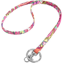 Vera Bradley Lanyard in Pink Swirls