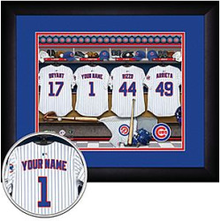 Locker Room Print Cubs